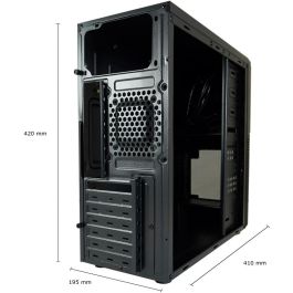 LC-Power LC-7041B-ON Midi Tower PC Gaming Negro para placas ATX, micro ATX, Mini-ITX