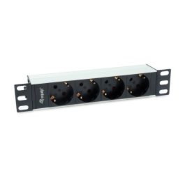 EQUIP REGLETA ALIMENTACION ALUMINIO RACK 10" 1U 4 TOMAS TIPO SHUCKO EURO CABLE 1.5m Precio: 15.94999978. SKU: B1GZAJ7K6A