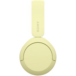 Sony WH.CH520Y Auriculares Inalámbricos Supraaurales con Bluetooth 5.2, Batería 50h, Micrófono Integrado, Amarillos