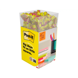Post-it Bloc de Notas Adhesivas Quita y Pon Cubo 76x76 mm Expositor Suelo 96 Unidades Surtidas 5426-P 2014-UCP 2014-LPP Precio: 566.5462. SKU: B16BKC6ZKN