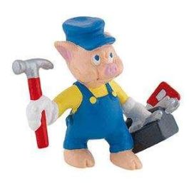 Figura cerdito con martillo 7 cm Figura cerdito con martillo 7 cm
