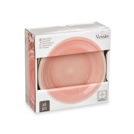 Plato Postre Gres Rosa 19 cm Vessia (36 Unidades) Plato Postre Gres Rosa 19 cm Vessia (36 Unidades)