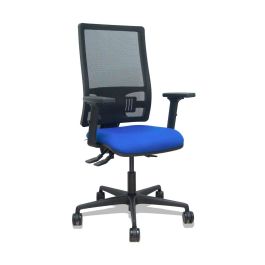 PIQUERAS Y CRESPO Silla Bormate asincro malla negra asiento bali azul brazos 2D ruedas 65mm Precio: 256.7899994. SKU: B1AN2EKKW4