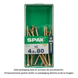 Spax Tornillo Madera Cabeza Plana Yellox 4.5x80mm Caja 10 Unidades 4081020450801 Precio: 3.58999982. SKU: S7913920