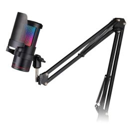 Mars Gaming Micrfono Mmicsc Argb Negro Micrfono de Estudio Profesional USB Plug & Play