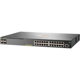 HPE Aruba 2930F 24G PoE+ 4SFP+ Switch gestionado L3 con 24 Puertos Gigabit Ethernet y Montaje en Rack