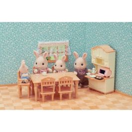 Sylvanian Families 5340 El Comedor - Conjunto de Muebles para Amueblar Casa de Muñecas Sylvanian Families 5340 El Comedor - Conjunto de Muebles para Amueblar Casa de Muñecas