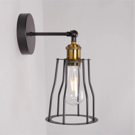 Artux Aplique de Pared Metal SKD-W1000 Estilo Industrial Retro para Comedores Dormitorios Cocinas Oficinas Restaurantes Cafeterías