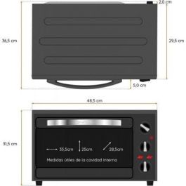Horno de Sobremesa Grunkel HR-28N RM/ 1600W/ Capacidad 28L Horno de Sobremesa Grunkel HR-28N RM/ 1600W/ Capacidad 28L