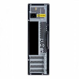 Coolbox Caja Ordenador Sobremesa MicroATX SLIM Negro - USB 3.0, USB 2.0, Audio HD, Ventilador 90mm