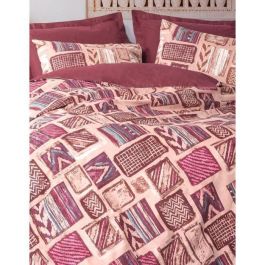 ASI8684283424771 Juego de Cama 100% Algodón Rojo - Funda Nórdica 220x240 cm + 2 Fundas de Almohada 60x60 cm ASI8684283424771 Juego de Cama 100% Algodón Rojo - Funda Nórdica 220x240 cm + 2 Fundas de Almohada 60x60 cm
