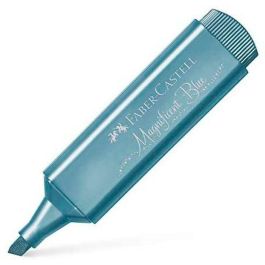 Caja de Marcadores Fluorescentes Faber Castell Textliner 46 154647/ 10 unidades/ Azul Metálico Caja de Marcadores Fluorescentes Faber Castell Textliner 46 154647/ 10 unidades/ Azul Metálico