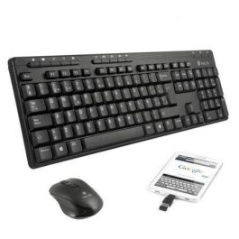 TECLADO Y RATÓN INALÁMBRICOS NGS ÉPSILON KIT - 2.4GHZ - RATÓN 800/1600 DPI NANO RECEPTOR USB + CONECTOR OTG - USO EN ORDENADORES/DISPOSITIVOS MÓVILES