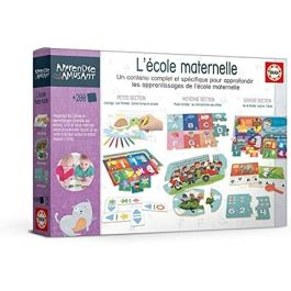 Educa Aca Kit Jardín de Infancia: Actividades Educativas para Niños, 3 Niveles (Lectura, Escritura, Cálculo)