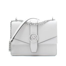 Bolso Bandolera Michael Kors Greenwich Blanco 20 x 18 x 6 cm Precio: 161.88999948. SKU: B1A5DLQJ4H