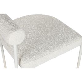 DKD Home Decor Silla Scandi Blanco 75 x 82 x 64 cm (2 Unidades)