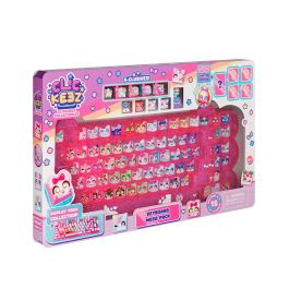 Bizak 64554111 Clickeez Mega Pack - Teclado real con 15 Clickeez de personajes Cozy Garden, Strawberry Treats y Kawaii Dreams
