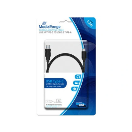Mediarange Cable USB 3.1 Tipo C a USB 3.0 Tipo A 1.2m Negro Precio: 7.88999981. SKU: B1J7986QPC
