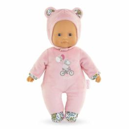 Corolle COR1708680430123 Muñeco de Peluche Oso Pti' Corazón Rosa 30cm. Suave Compañero para Bebés y Niños Pequeños desde los 9 meses.
