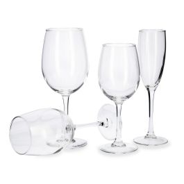 Luminarc Copa Flauta Duero de Vidrio Transparente 17 cL Pack de 6 Unidades Fabricado en Francia Apto Lavavajillas