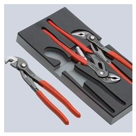 Knipex 00 20 01 V16 Zangen-Set KFZ - Juego de Alicates Profesional Rojo 335mm