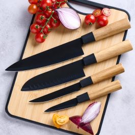 Day Juego De 4 Cuchillos Japoneses Acero Inoxidable