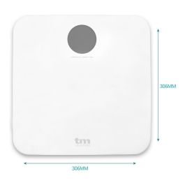 Báscula Digital de Baño TM Electron Blanco Báscula Digital de Baño TM Electron Blanco