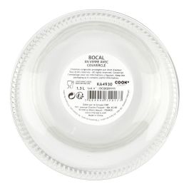 Cook Concept Bote Cristal 1,3 L Conserva Alimentos con Tapa y Asa