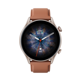 Amazfit GTR 3 Pro Smartwatch, Ref. W2040OV3N, Pantalla AMOLED 1.45" 46 mm, Correa de Cuero Marrón, GPS, Bluetooth 5.0, Resistencia al Agua 5 ATM Precio: 329.5000005. SKU: S0433979