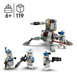 Lego Star Wars 75345 Pack de combate del clon de los soldados de la Legión 501, juguete con Canon