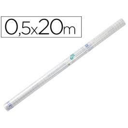 Liderpapel Rollo Plástico Adhesivo Forralibros 0.50x20 mt 80 mc Removible Precio: 20.89000023. SKU: B14FFB9SB4
