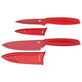 WMF 1879085100 Juego de Cuchillos Touch de Acero Inoxidable, Cuchillo Chef y Multiusos, Mango Ergonómico Rojo, 2 Piezas Precio: 43.94999994. SKU: B1CHBMSEJS