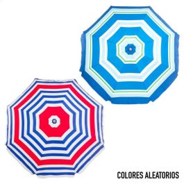 Sombrilla Aktive Azul Rojo Ø 200 cm 200 x 196 x 200 cm UV50 (6 Unidades)