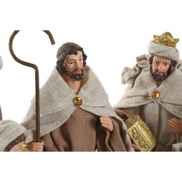 DKD Home Decor Nacimiento de Navidad Tradicional en Poliester y Resina, Figuras Decorativas Beige Marrón, 40x24x23.5 cm Precio: 67.58999984. SKU: B1EYTZEQYY
