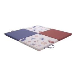 Tineo Alfombra inteligente Tesoros del océano 3 en 1 Evolutiva – Colchoneta de juego, colchón y puf – 120x120 cm