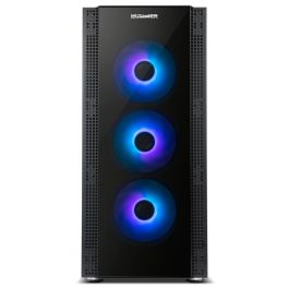 Nox Caja Gaming Semitorre Hummer Horus NXHUMMERHORUS con Cristal Templado y Iluminación ARGB