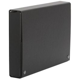 Pardo Carpeta proyectos Folio lomo 30 mm, cartón forrado compacto negro con broches de cierre, 240 x 350 mm Precio: 10.50000006. SKU: B19YN8AMNM