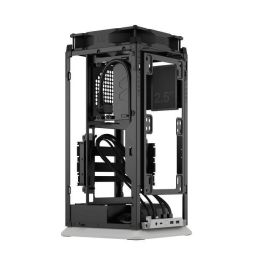 Caja para PC - FRACTAL DESIGN - Mood Light Grey - m-ITX - 1 ventilador de 180 mm, USB3.1 tipo C Caja para PC - FRACTAL DESIGN - Mood Light Grey - m-ITX - 1 ventilador de 180 mm, USB3.1 tipo C