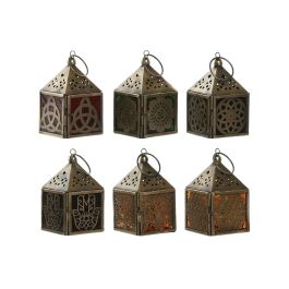 DKD Home Decor Farola Arabe Hamsa arbol de la vida Tribeca mandala Dorado Metal Cristal 6 x 10 x 6 cm (6 Unidades) Precio: 15.49999957. SKU: B19QLV397F