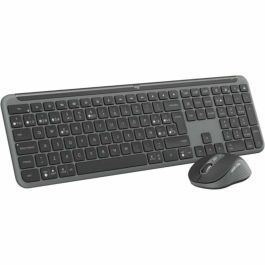 Teclado Logitech Gris Qwerty Español QWERTY Precio: 150.6450000242. SKU: B17BST2GHA