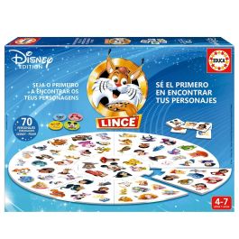 Educa Lince Disney 70 Imágenes 19690 Juego de Mesa para Agudizar Vista y Reflejos +4 Años