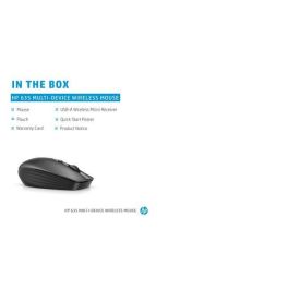 HP 635 Multi-Device Wireless Mouse con Conectividad Bluetooth, Botones Programables y Diseño Cómodo para Múltiples Dispositivos HP 635 Multi-Device Wireless Mouse con Conectividad Bluetooth, Botones Programables y Diseño Cómodo para Múltiples Dispositivos