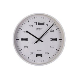 Reloj de Pared Versa Blanco Plástico 25 x 25 x 4 cm
