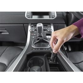 Black+Decker NVB-12-AV Aspirador de Mano para Coche 12V, 5m Cable, Filtración Doble Acción
