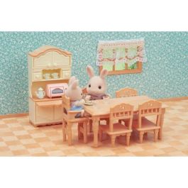 Sylvanian Families 5340 El Comedor - Conjunto de Muebles para Amueblar Casa de Muñecas Sylvanian Families 5340 El Comedor - Conjunto de Muebles para Amueblar Casa de Muñecas