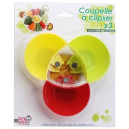 Juego De 3 Bol Con Clip 8,5X5 Pick and Drink altura 4 cm Precio: 2.50000036. SKU: B14Y7TZCRD