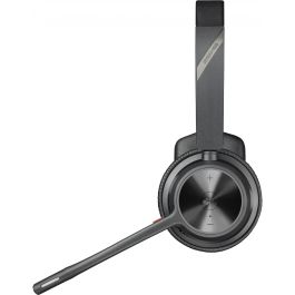 Poly 77Y95AA Auricular Inalámbrico Mono Voyager 4310, Certificado MS Teams con Adaptador BT700, Micrófono Bluetooth USB-C, Negro