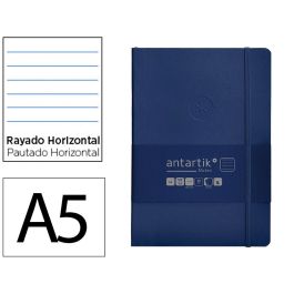 Cuaderno Con Gomilla Antartik Notes Tapa Blanda A5 Hojas Rayas Azul Marino 80 Hojas 80 gr Fsc Precio: 5.50000055. SKU: B16QY8M7KH