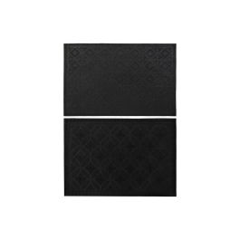 DKD Home Decor Felpudo Terraza Y Jardin Negro Goma Geometrico 40 x 0.3 x 60 cm (2 Unidades) Precio: 4.49999968. SKU: B1C3B4MEVY