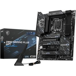 MSI PLACA Z890 GAMING PLUS WiFi, Intel LGA 1851, Chipset Z890, DDR5, Wi-Fi 7, Bluetooth 5.4, 911-7E34-08S